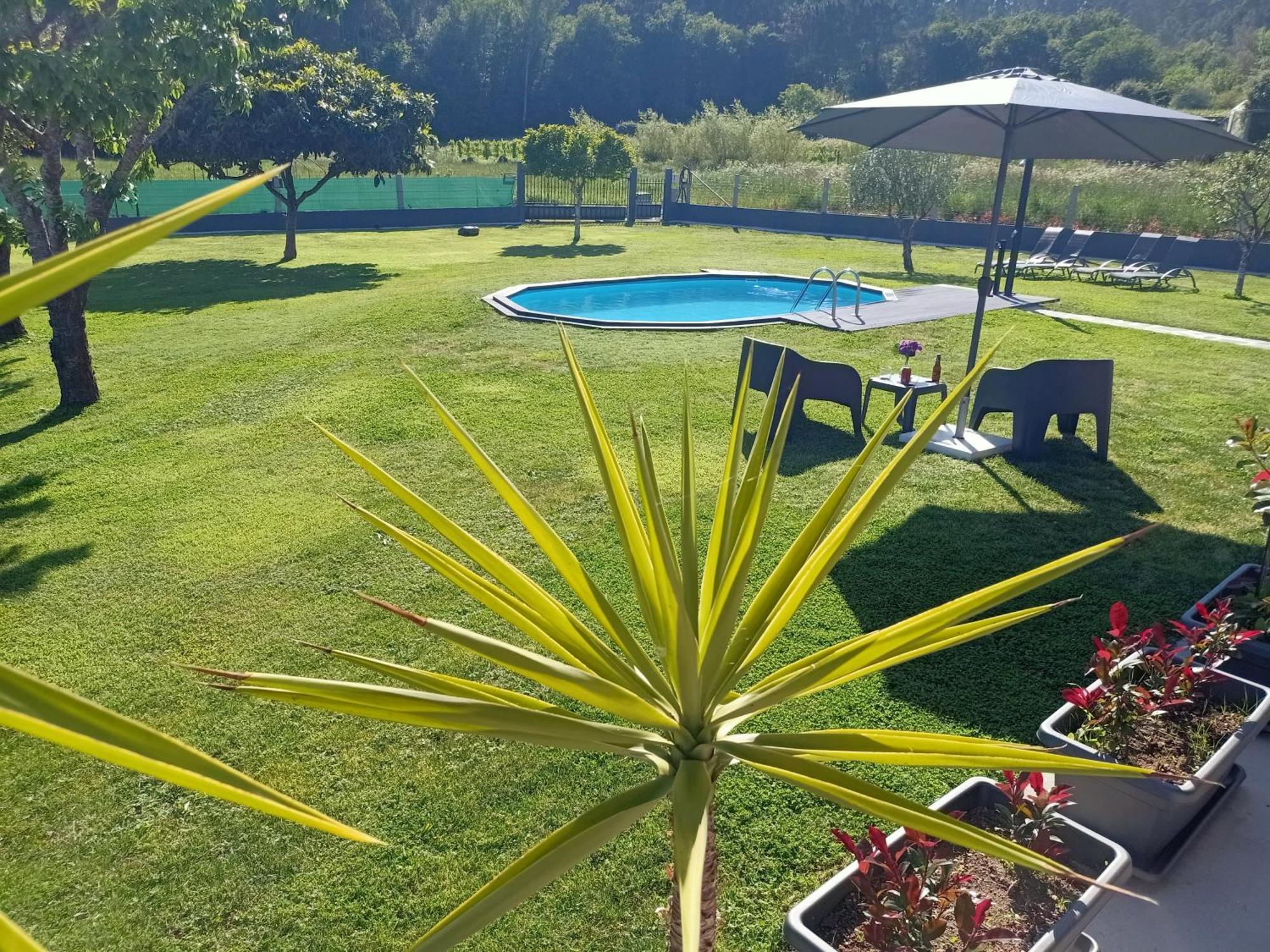 Apartamento En Bloque Vivienda Con Piscina Y Barbacoa A 15 Min De La Playa Meis Εξωτερικό φωτογραφία